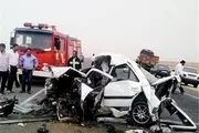 واژگونی  مرگبار پژو 405 در آزادراه رشت- قزوین