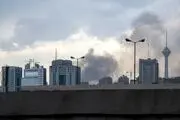 موشک فرود آمده در حیاط یک خانه در تهران/ عکس