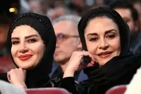 بهاره کیان‌افشار و خاله شادونه و فریبا نادری در اختتامیه جشنواره فجر