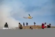 اعزام سه فروند بالگرد وزارت دفاع برای کمک به اطفای حریق جنگل‌های شمال