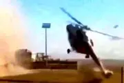 تصاویر دیده نشده از سقوط وحشتناک بالگرد وزیر ورزش!