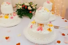 وحشتناک ترین کیک عروسی دنیا با سر جسد/ عکس