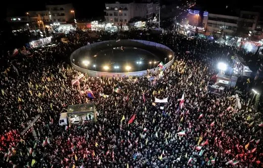 تصاویر مراسم وداع با پیکر شهید سرلشکر مجید خادمی