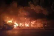 پایگاه هوایی امام علی (ع) طعمه حریق شد+جزییات