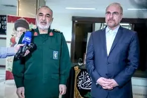 قالیباف اولین ساعات بامداد امروز به دیدار سردار سلامی رفت