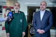 قالیباف اولین ساعات بامداد امروز به دیدار سردار سلامی رفت