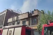 وقوع آتش سوزی مهیب در خیابان سعدی تهران/ شمار نجات یافتگان اعلام شد