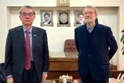 لاریجانی پس از مدت‌ها با این چهره دیدار کرد