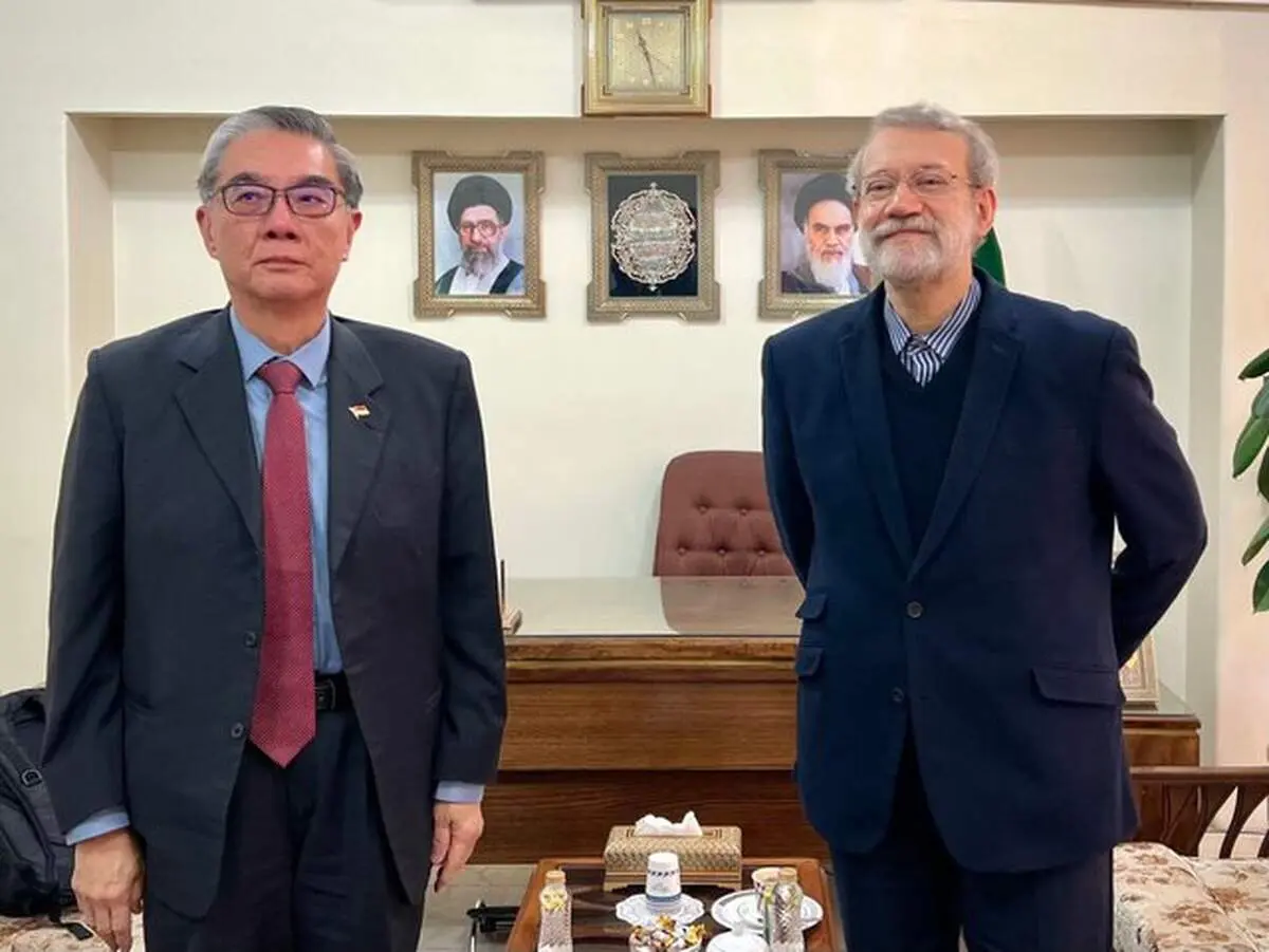 لاریجانی پس از مدت‌ها با این چهره دیدار کرد