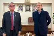 لاریجانی پس از مدت‌ها با این چهره دیدار کرد