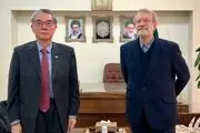 لاریجانی پس از مدت‌ها با این چهره دیدار کرد