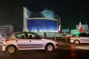 دیوارنگاره میدان ولیعصر در آستانه انتخابات + عکس 