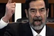 مشاجره لفظی صدام حسین در دادگاه با قاضی/ فیلم
