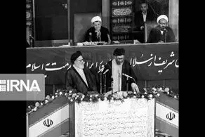 عکس از تحلیف اولین رئیس جمهور ایران + ببینید 