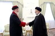 دیدار رییسی با رهبر جهانی کلیسای شرق آشوری