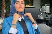 آفتاب گرفتن الناز شاکردوست در مکان عجیب!/ عکس
