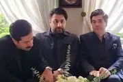تصاویری از حضور خوانندگان و هنرمندان در منزل استاد گلپایگانی