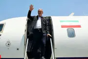 پزشکیان وارد ایروان پایتخت ارمنستان شد