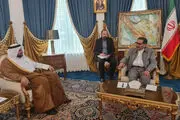 دیدار مقام قطری با شمخانی 