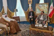 دیدار مقام قطری با شمخانی 