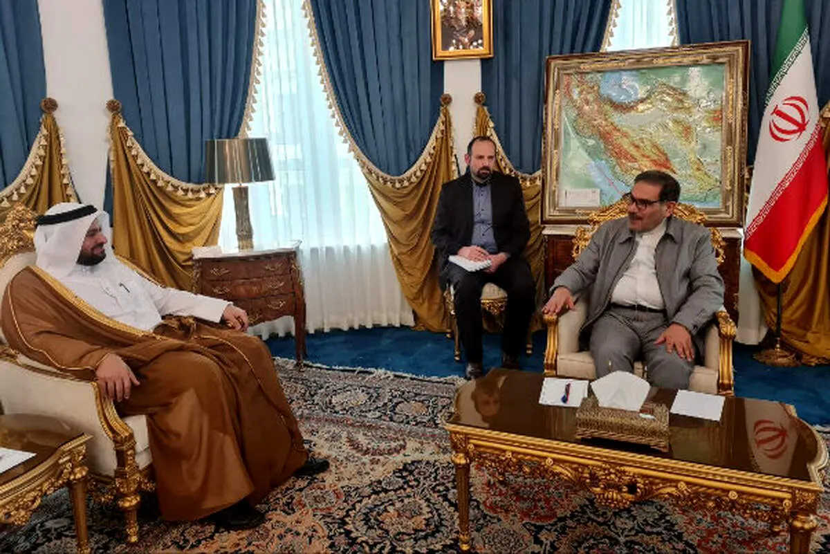 دیدار مقام قطری با شمخانی 