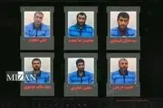 عکس از 6 تروریست که امروز به دار آویخته شدند 