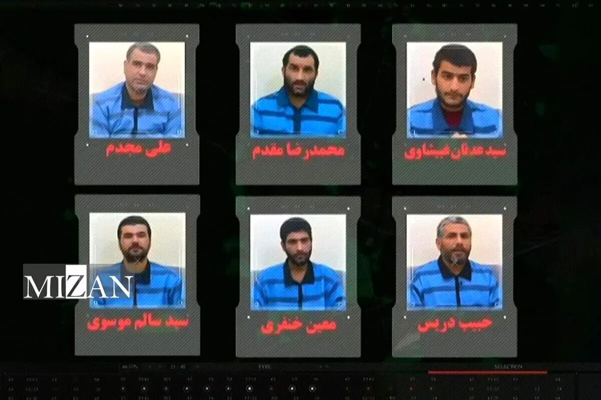 عکس از 6 تروریست که امروز به دار آویخته شدند 