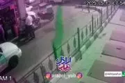 ویدئویی از حمله یکی از اراذل و اوباش تهران به مردم در پمپ بنزین+ببینید