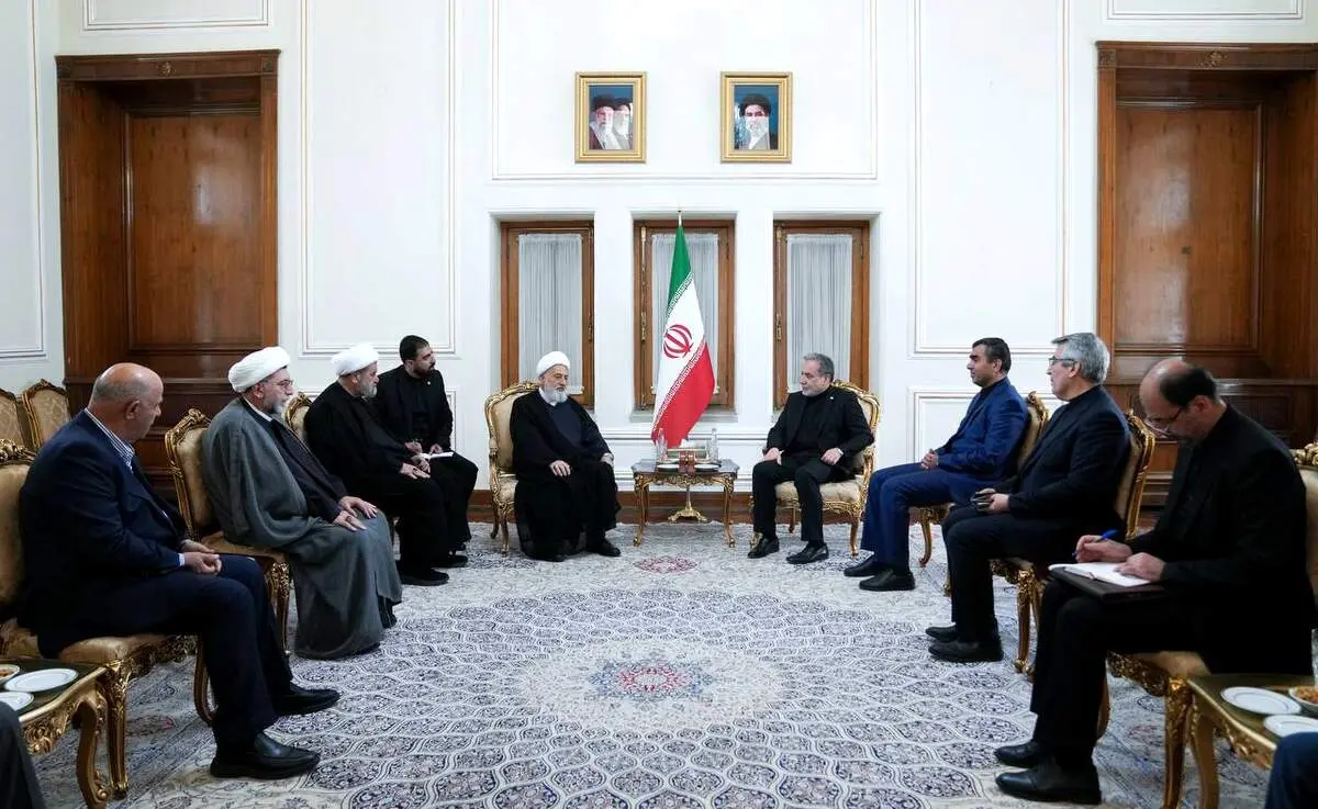 دیدار نائب رئیس مجلس اعلای اسلامی شیعیان لبنان با وزیر امور خارجه جمهوری اسلامی ایران 