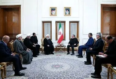 دیدار نائب رئیس مجلس اعلای اسلامی شیعیان لبنان با وزیر امور خارجه جمهوری اسلامی ایران 