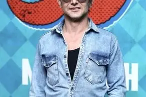 امین حیایی با لباس یقه باز همه را شوکه کرد/ عکس