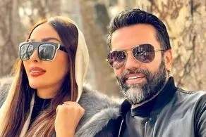 تفریح علیرضا واحدی نیکبخت با همسرش با استایل خودمانی!/ عکس