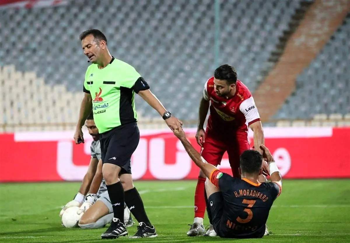 پنالتی پرسپولیس مقابل مس سوخت