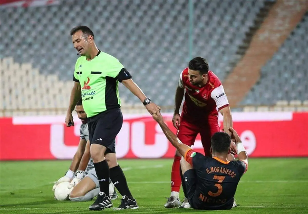 پنالتی پرسپولیس مقابل مس سوخت