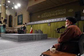روضه خوانی ترکی در حضور رهبری