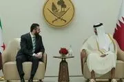 جولانی برای اولین بار به دوحه رفت 
