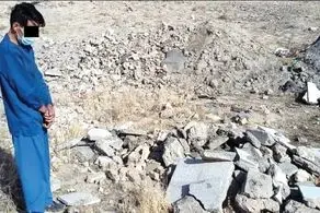 سوزاندن جسد تکه تکه شده در بیابان!