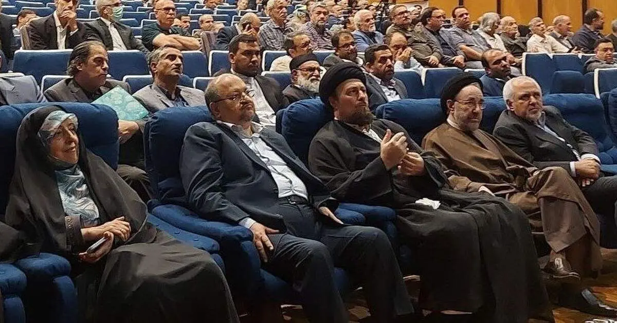 ظریف و خاتمی در یک قاب+ببینید