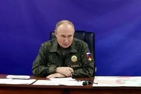پوتین با لباس رزمی به اوکراین هشدار داد 