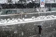برف بهاری در تهران