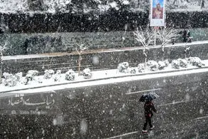برف بهاری در تهران