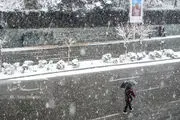 برف بهاری در تهران