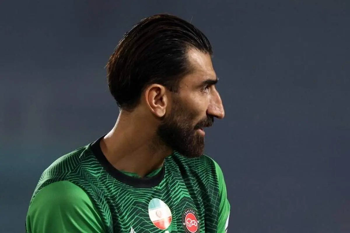 جمله معنادار بیرانوند که نشان می دهد میخکش را کوبیده!