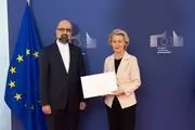 تقدیم استوارنامه سفیر ایران به رئیس کمیسیون اروپا 