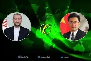 دعوت وزیر خارجه چین از امیرعبداللهیان برای سفر به این کشور
