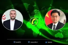 دعوت وزیر خارجه چین از امیرعبداللهیان برای سفر به این کشور
