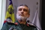 سردار حاجی زاده: نام موشک فتاح را رهبری برگزیدند