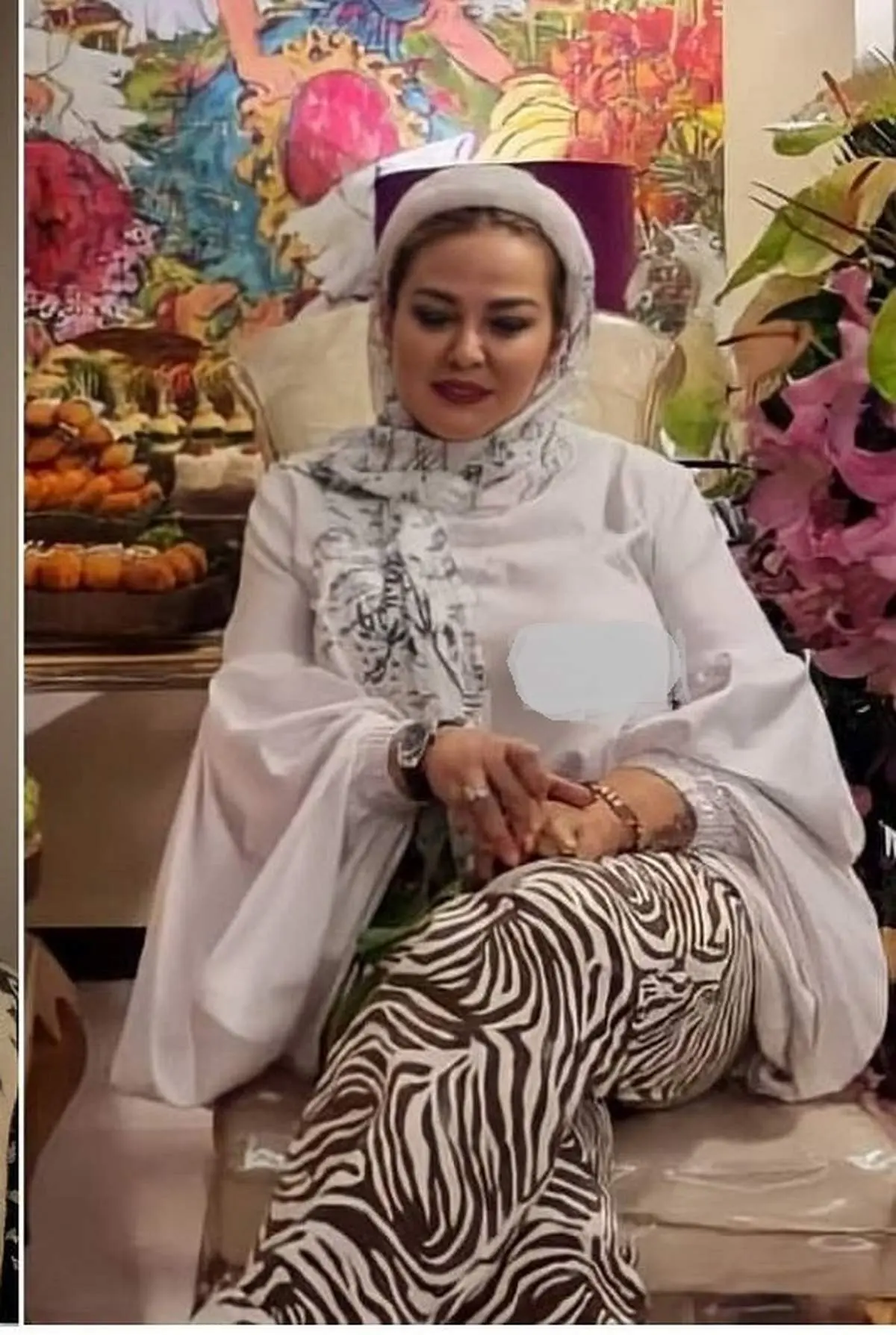 مسابقه بهاره رهنما با پرسنیگ و آرایش آنچنانی با زن دوم قاسمخانی!/ عکس