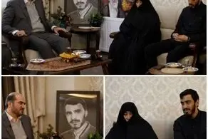  دیدار معاون اجرایی رئیس‌جمهور با خانواده شهید رسولی