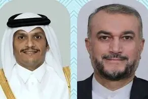 گفتگوی تلفنی وزرای امور خارجه جمهوری اسلامی ایران و قطر
